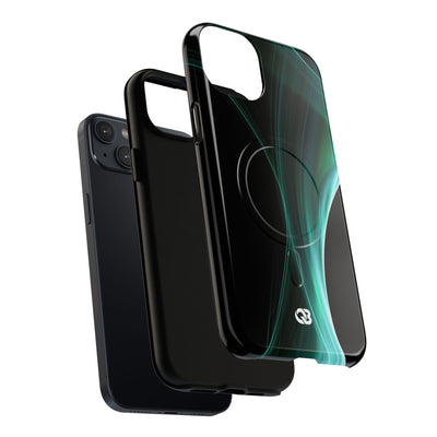 Emerald Lumen · Tough 2.0 Magnetic Phone Case for iPhone · Green