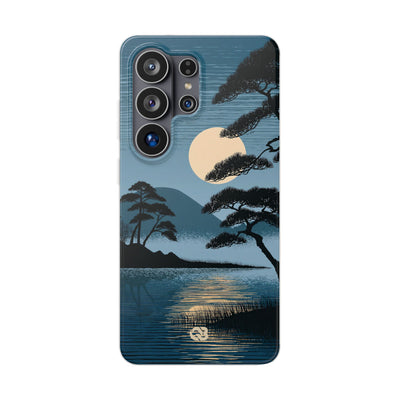 Blue Lite Phone Case for Samsung - Midnight Kyoto Pine