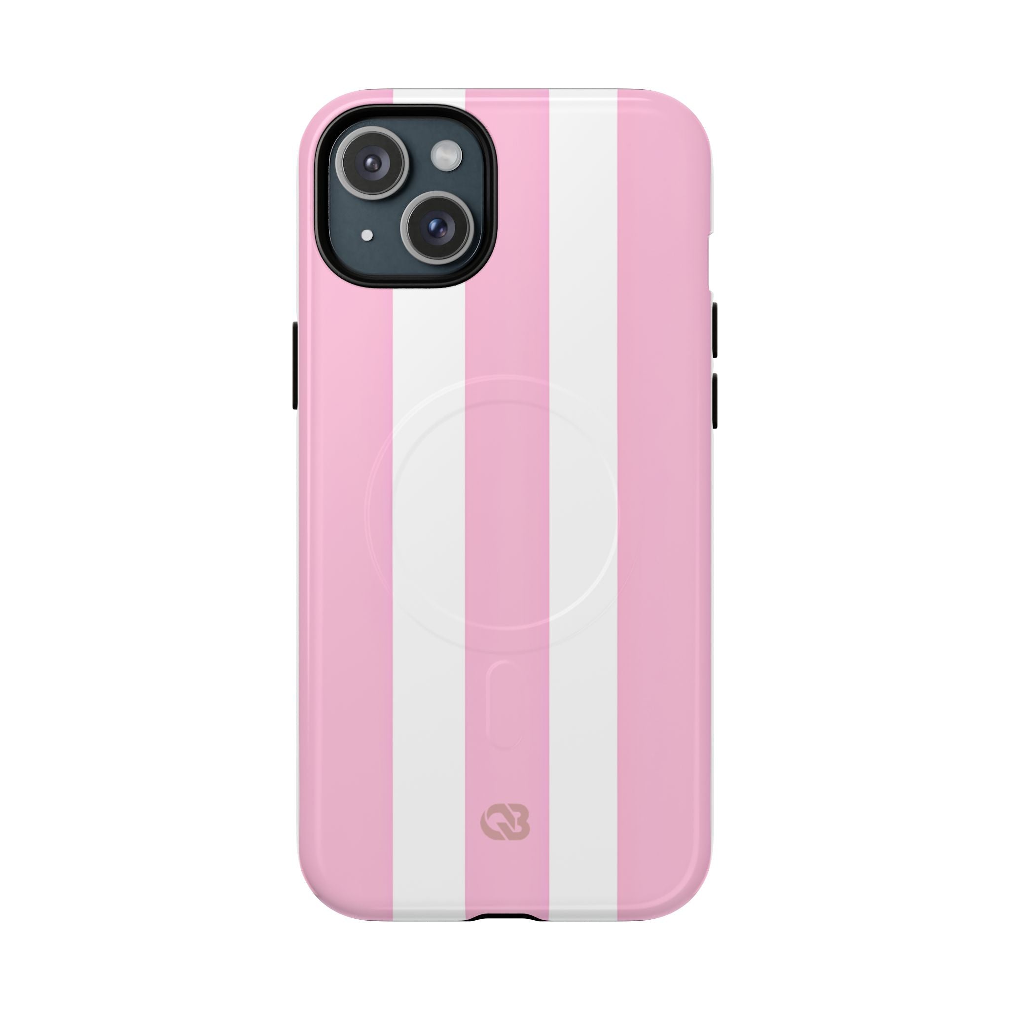 Soft Pink Stripe · Tough+ Magsafe