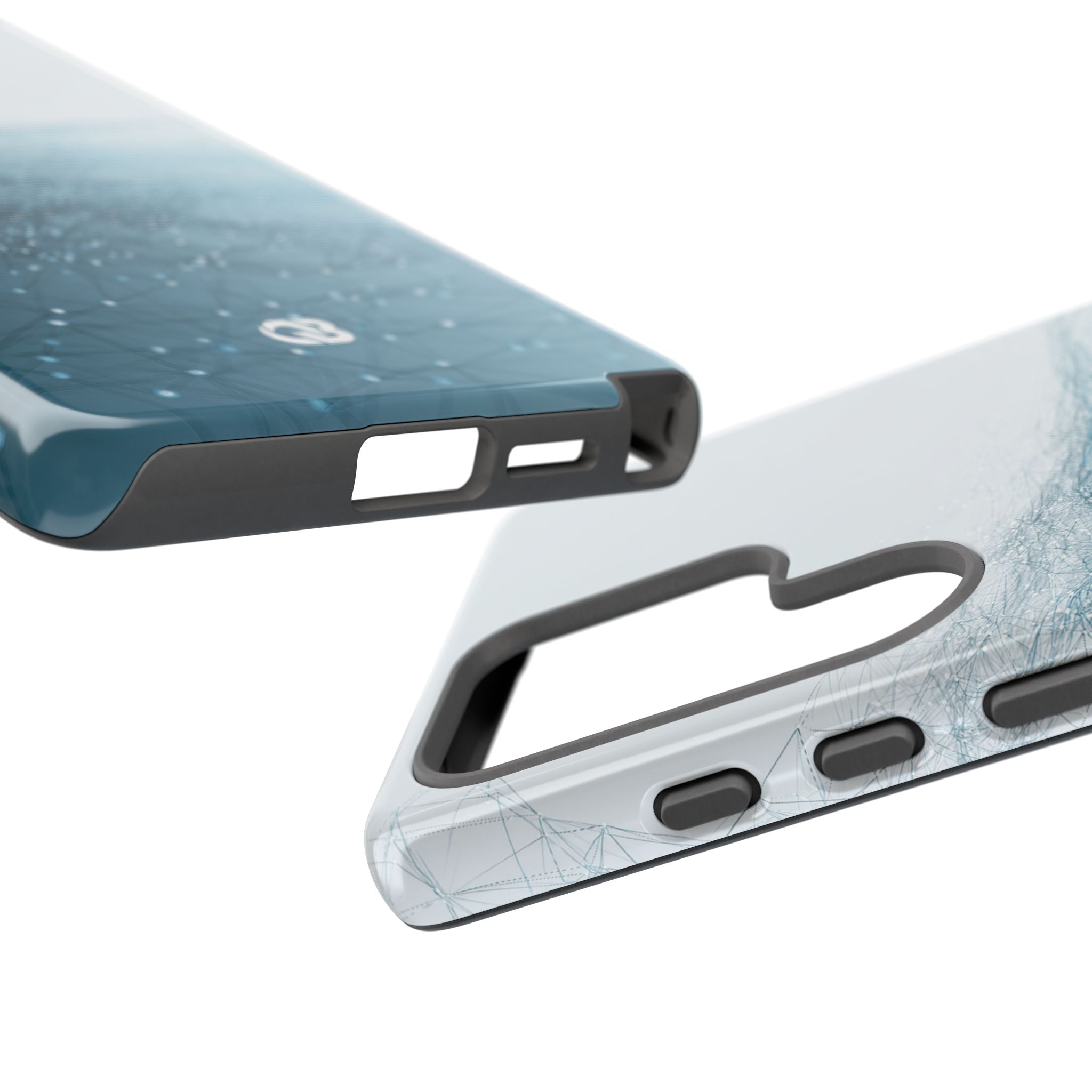 Teal Tough Phone Case for Samsung - Arctic Pulse Mesh