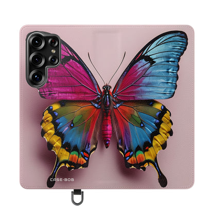 Vibrant Monarch - Samsung S25 Ultra Case - Lompakkokotelo