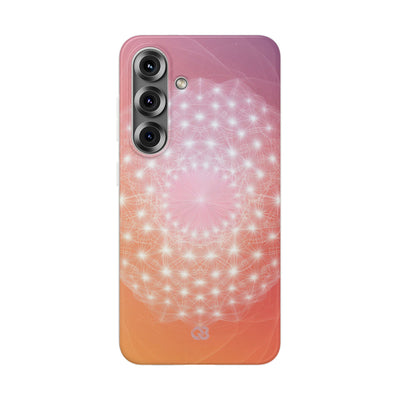 Radiant Stardust Mandala · Soft Mobilskal för Samsung