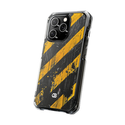 Urban Hazard Decay · Clear Impact Magnetic Phone Case for iPhone · Black