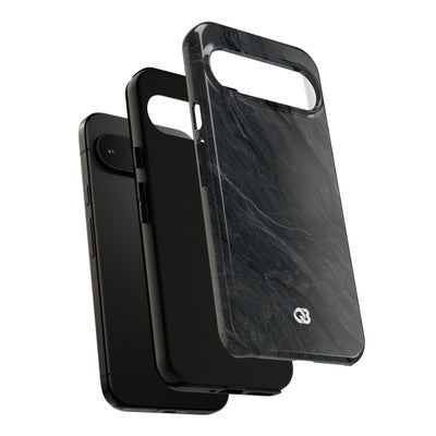 Dark Slate Strata · Tough Phone Case for Pixel ·  Black