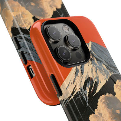 Sacred Peak Fuji · Tough 2.0 Magnetic Phone Case for iPhone · Orange