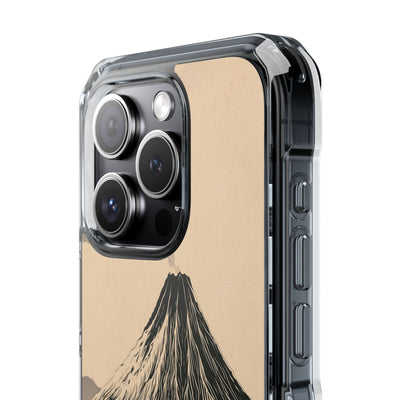 Beige Impact MagSafe Phone Case for iPhone - Obsidian Ink Summit