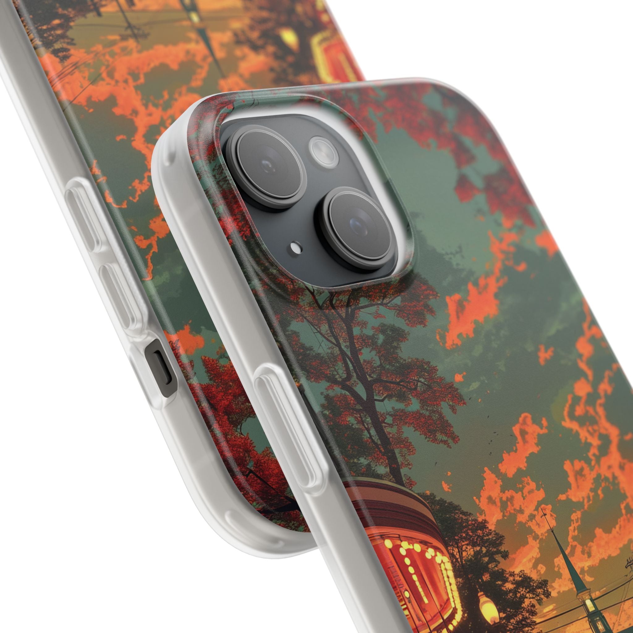 Crimson Classic iPhone 15 Case - Soft