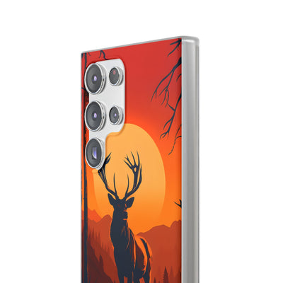 Amber Ridge Stag · Soft Phone Case for Samsung
