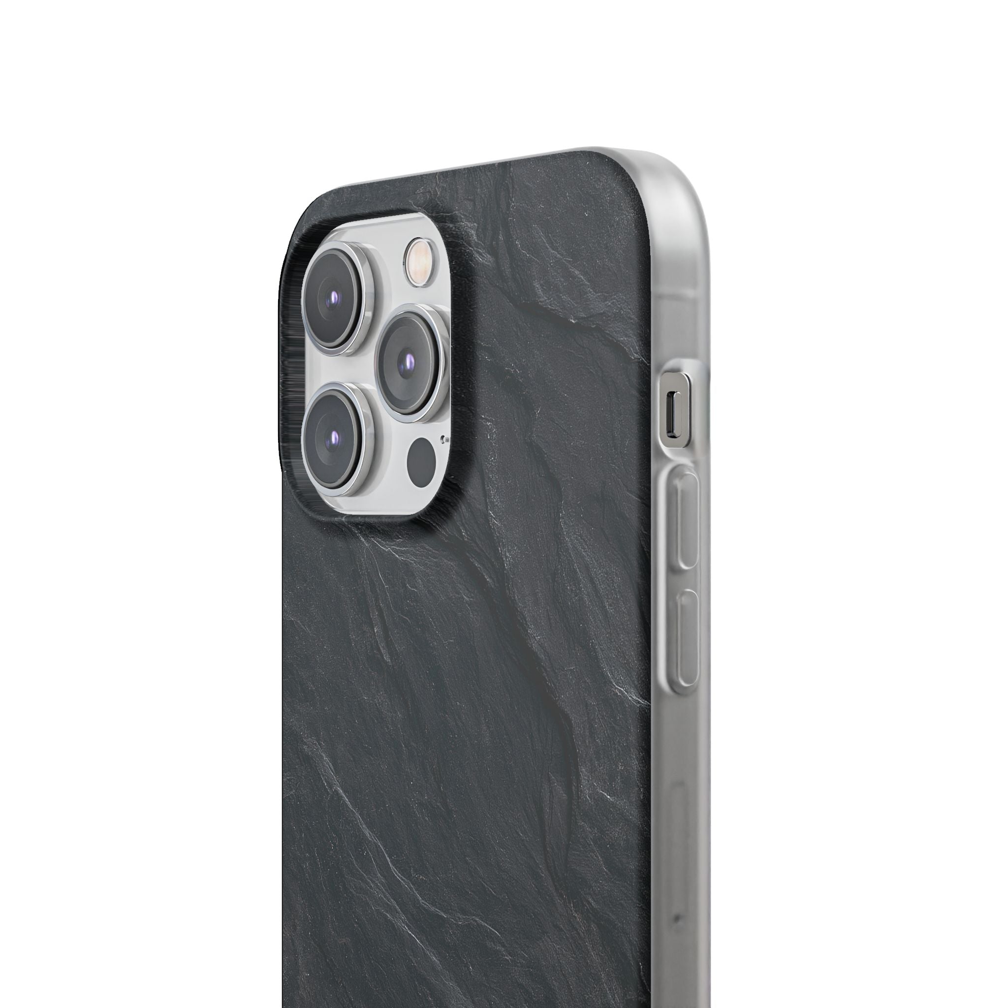 Black Lite Phone Case for iPhone - Midnight Slate Ridge