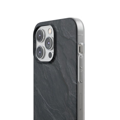 Black Lite Phone Case for iPhone - Midnight Slate Ridge