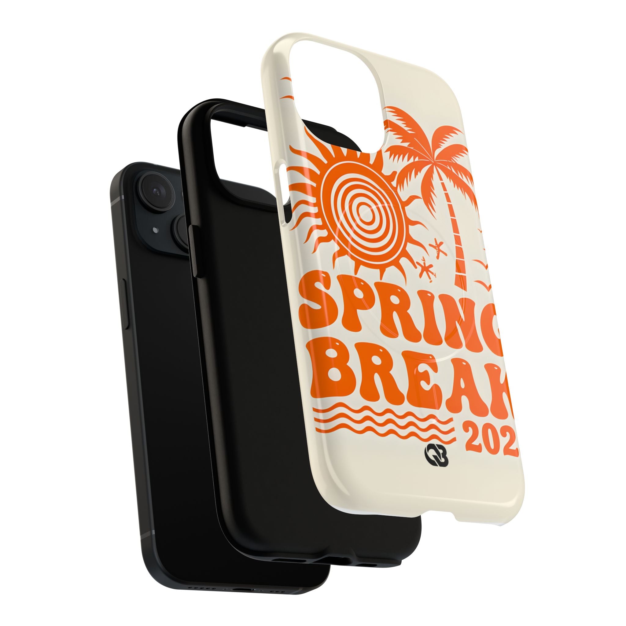 Retro Orange Tide · Tough+ Capa para iPhone · Magsafe