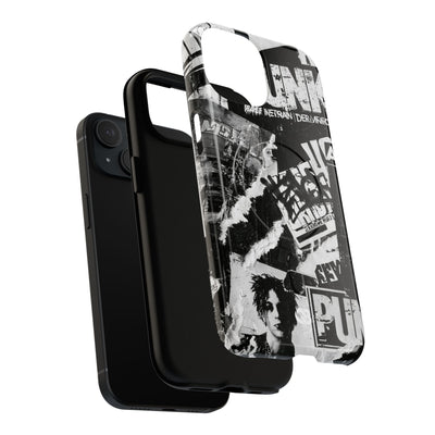 Underground Punk Collage · Tough 2.0 Magnetic Phone Case for iPhone · Black