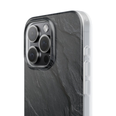 Dark Slate Strata · Lite Phone Case for iPhone ·  Black