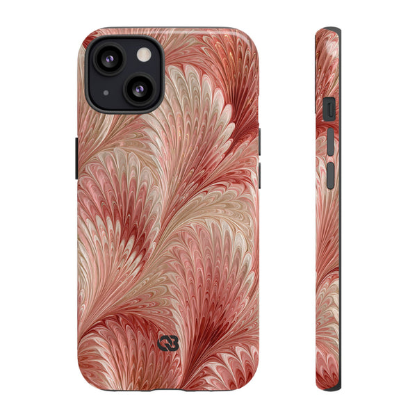 Blush Petal Plume · Tough Phone Case for iPhone · Pink