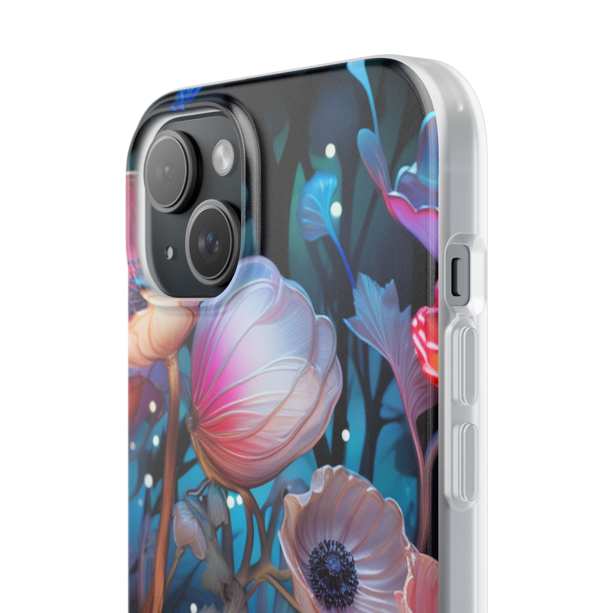Translucent Bloom iPhone 15 Plus Case - Soft