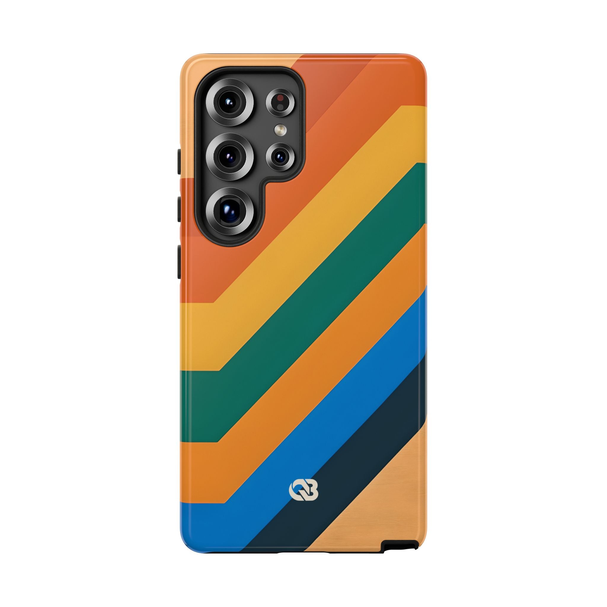 Retro Ridge Lines · Tough Phone Case for Samsung