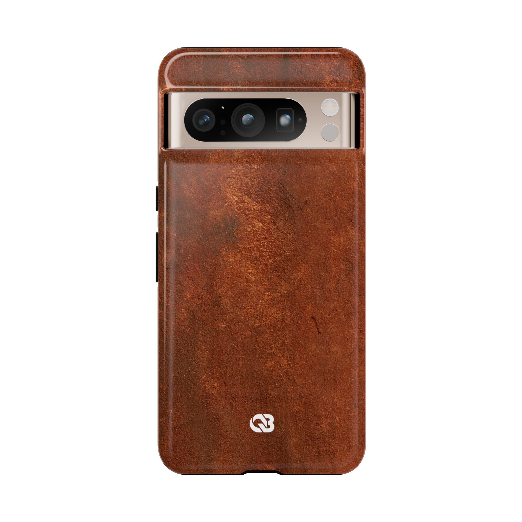 Orange Tough Phone Case for Google Pixel - Oxidized Iron Crust