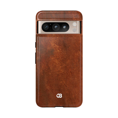 Orange Tough Phone Case for Google Pixel - Oxidized Iron Crust