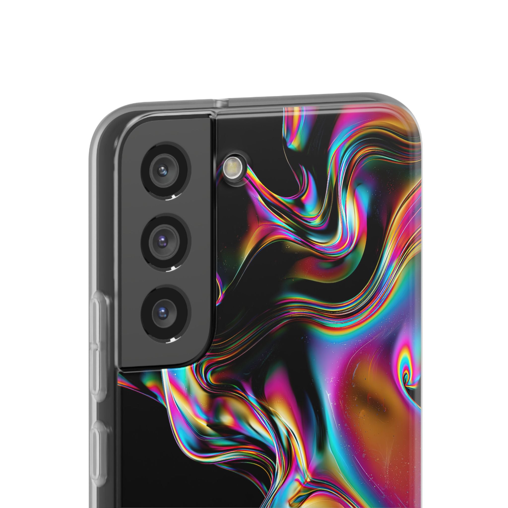 Purple Lite Phone Case for Samsung - Liquid Neon Chrome