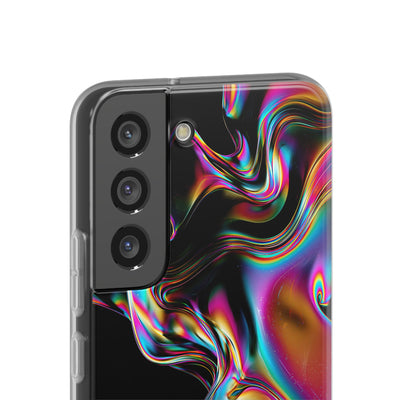 Purple Lite Phone Case for Samsung - Liquid Neon Chrome