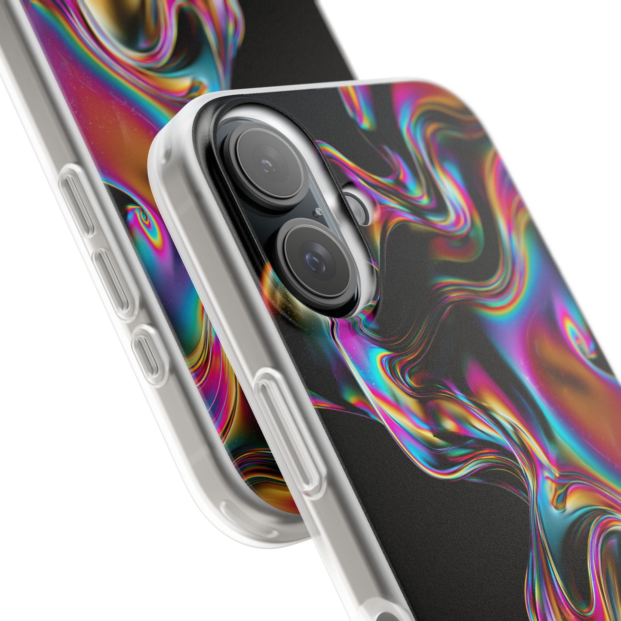 Purple Lite Phone Case for iPhone - Liquid Neon Chrome