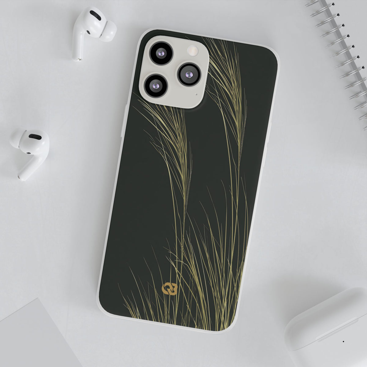 Golden Whispering Reeds · Lite Phone Case for iPhone ·  Green