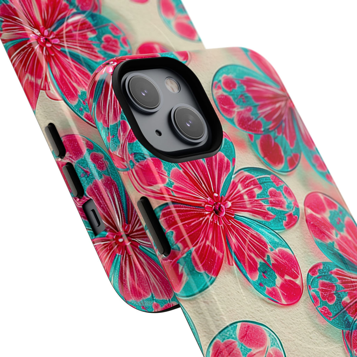 Lucite Jelly Bloom · Tough 2.0 Magnetic Phone Case for iPhone · Pink