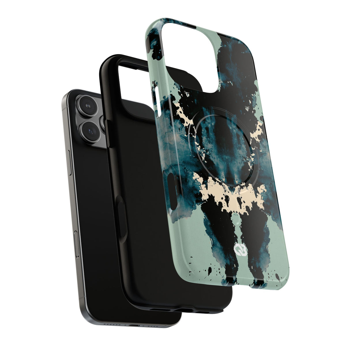 Rorschach Ink Void · Tough 2.0 Magnetic Phone Case for iPhone · Black