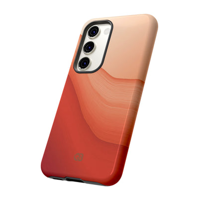 Terracotta Flow · Tough Phone Case for Samsung · Orange