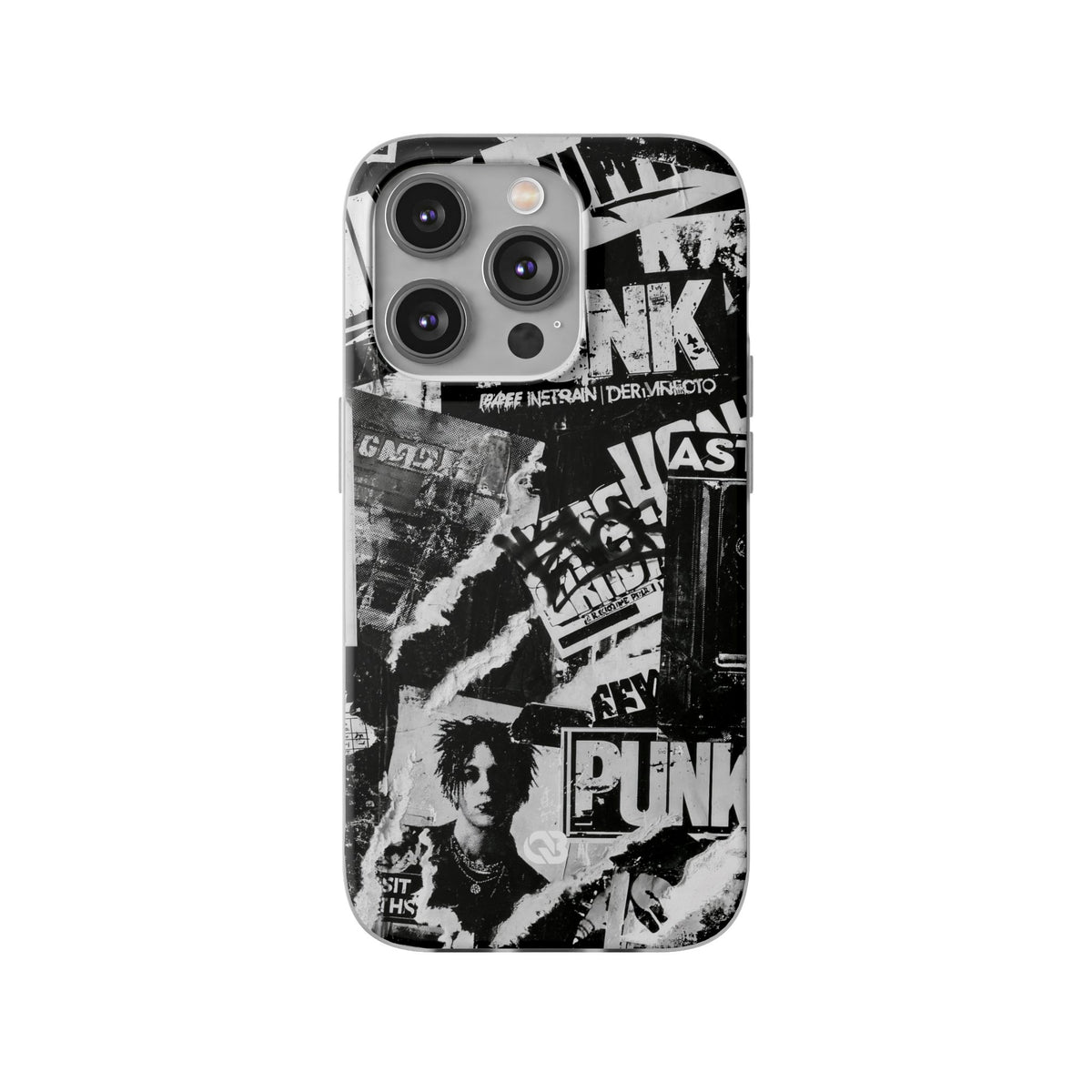 Underground Punk Collage · Lite Phone Case for iPhone ·  Black
