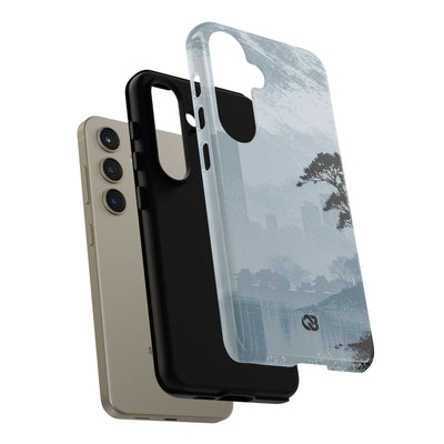 Grey Tough Phone Case for Samsung - Steel Slate Zen