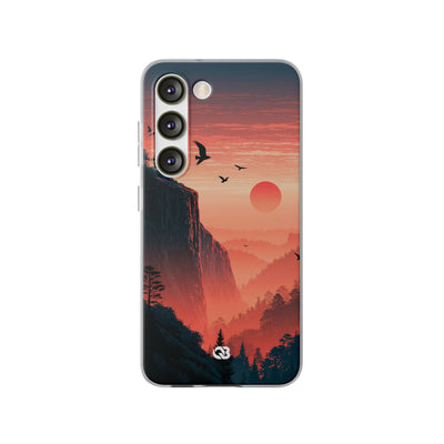 Orange Lite Phone Case for Samsung - Crimson Ridge Flight