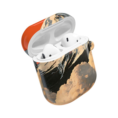 Sacred Peak Fuji · Hard Case for AirPods & AirPods Pro · Orange