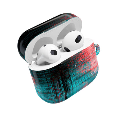 Digital Signal Drift · Hard Case for AirPods & AirPods Pro · Black