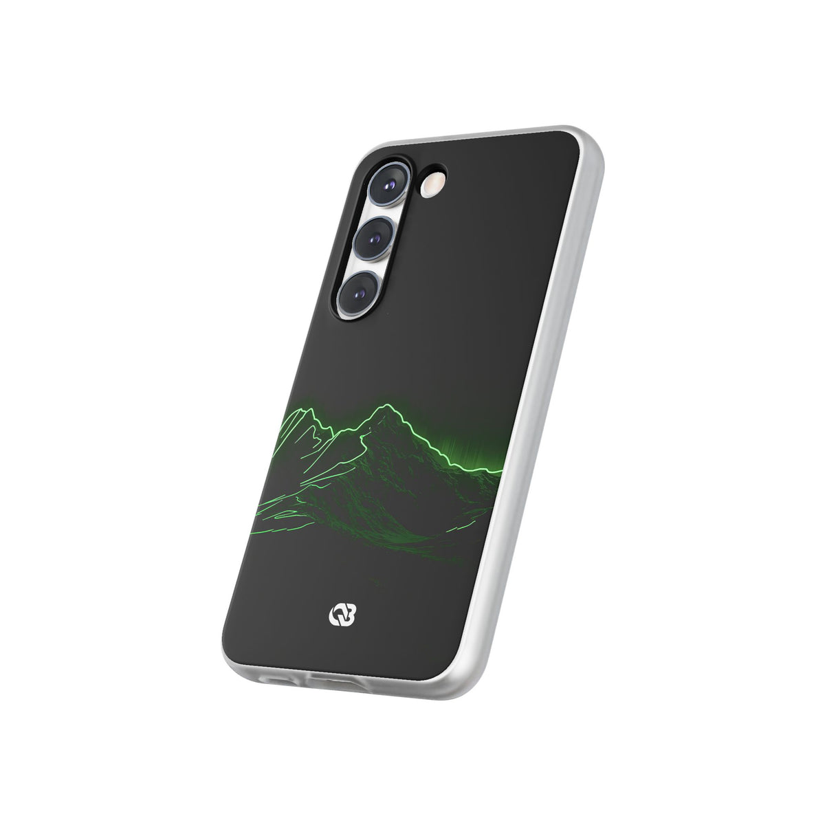 Nordic Mountain Contour · Lite Phone Case for Samsung · Black