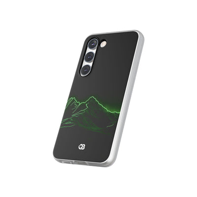 Nordic Mountain Contour · Lite Phone Case for Samsung · Black