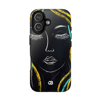 Obsidian Chalk Portrait · Tough