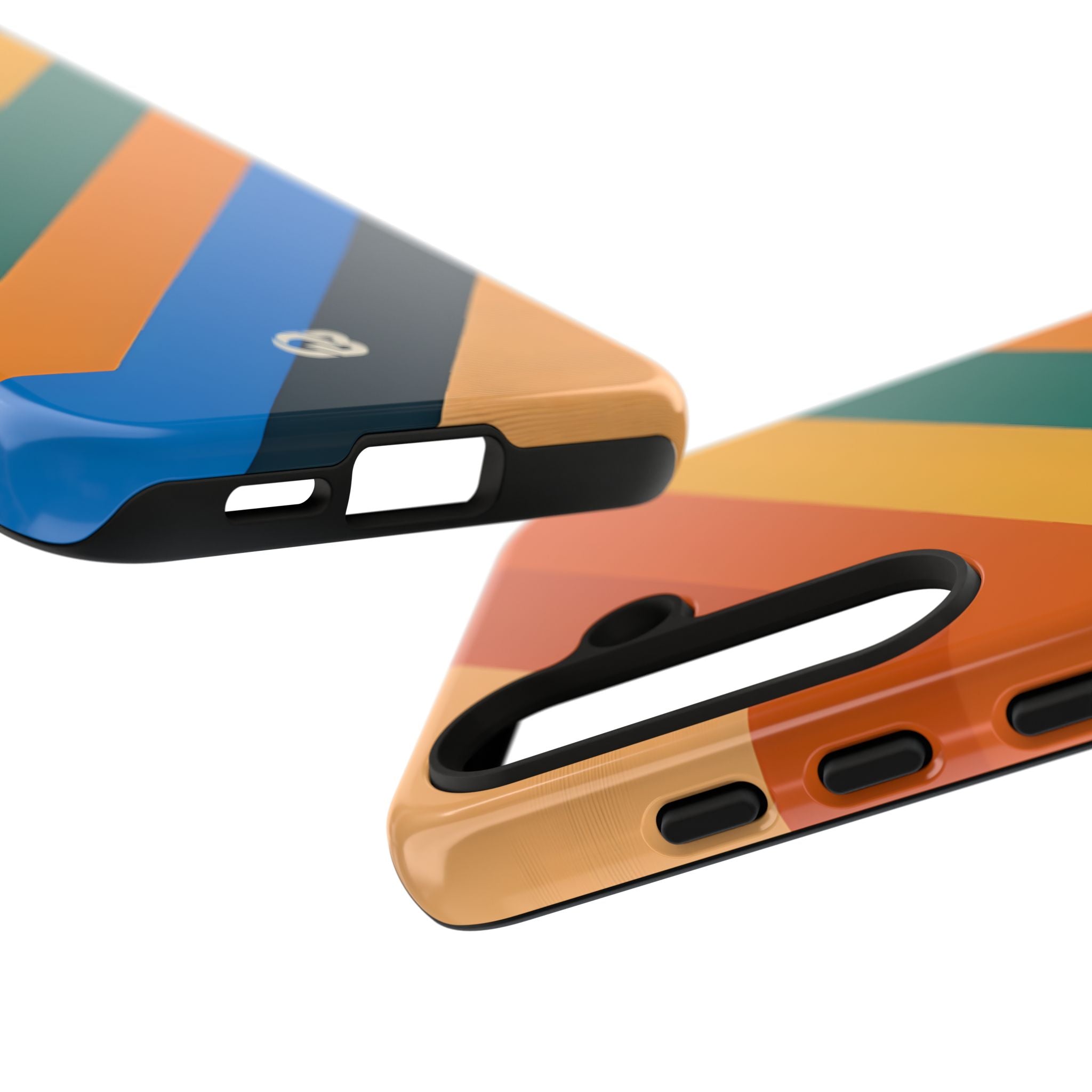 Retro Ridge Lines · Tough Phone Case for Samsung