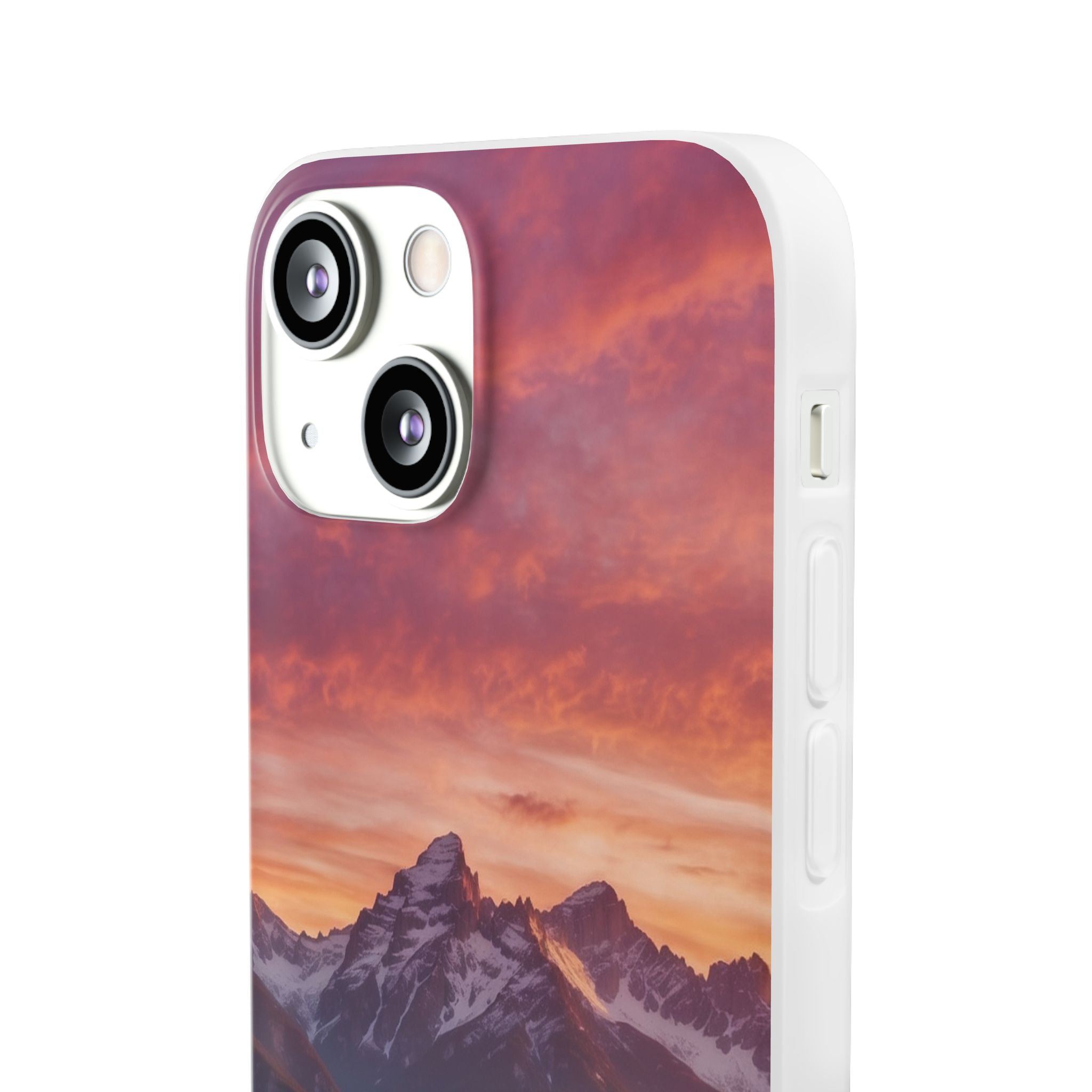 Snowcap Bloom iPhone 13 mini Case - Soft