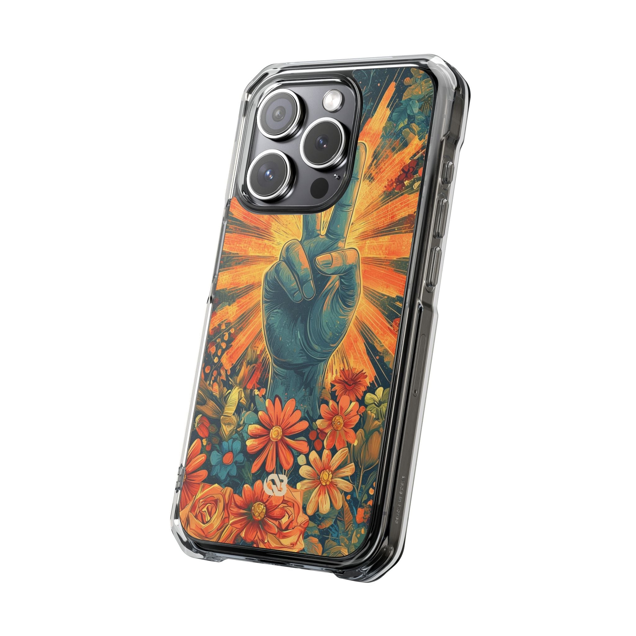 Radiant Peace Bloom · Impact etui na telefon dla iPhone · MagSafe