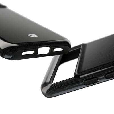 Black Tough Phone Case for Google Pixel - Brushed Obsidian Slate