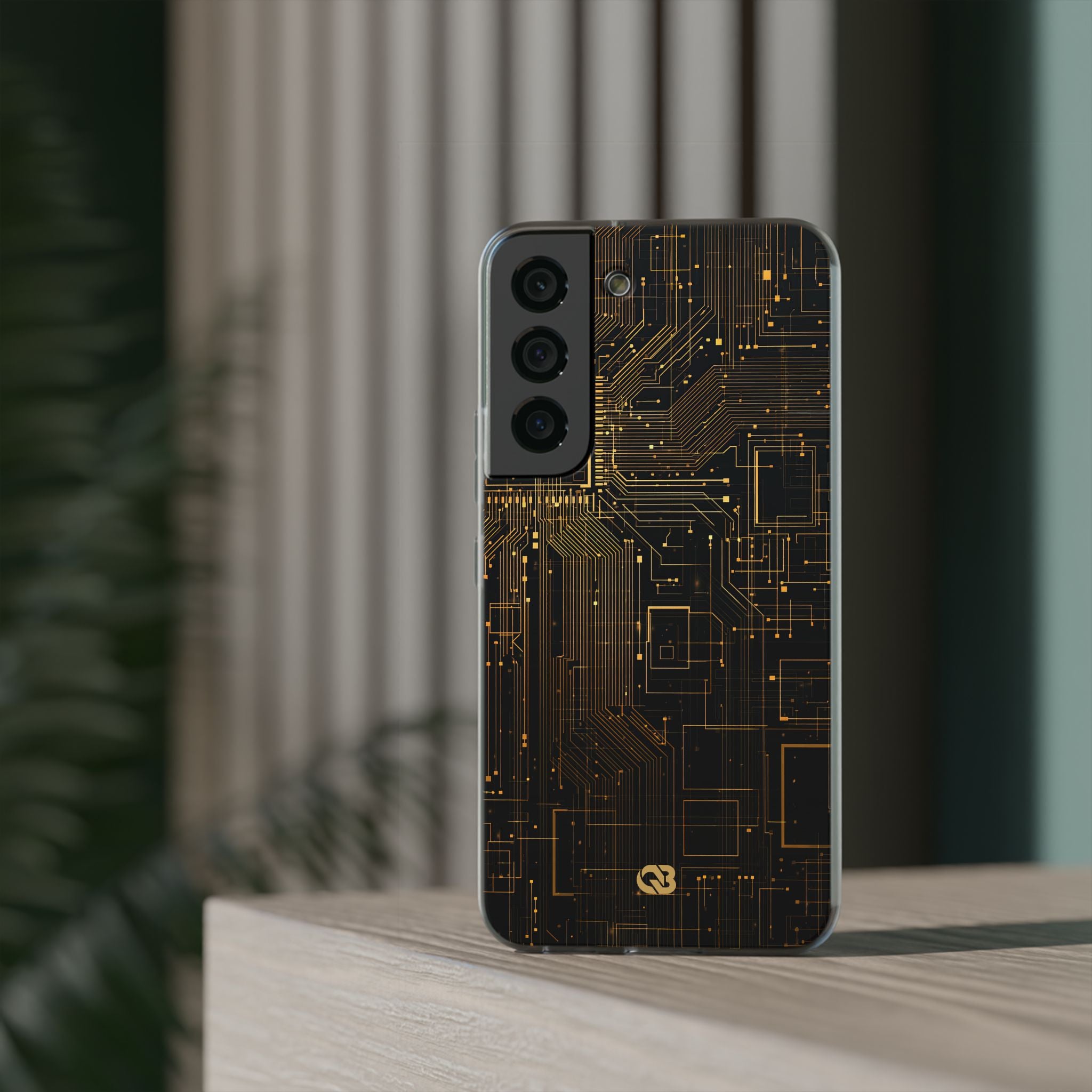 Gold Lite Phone Case for Samsung - Amber Core Mainframe