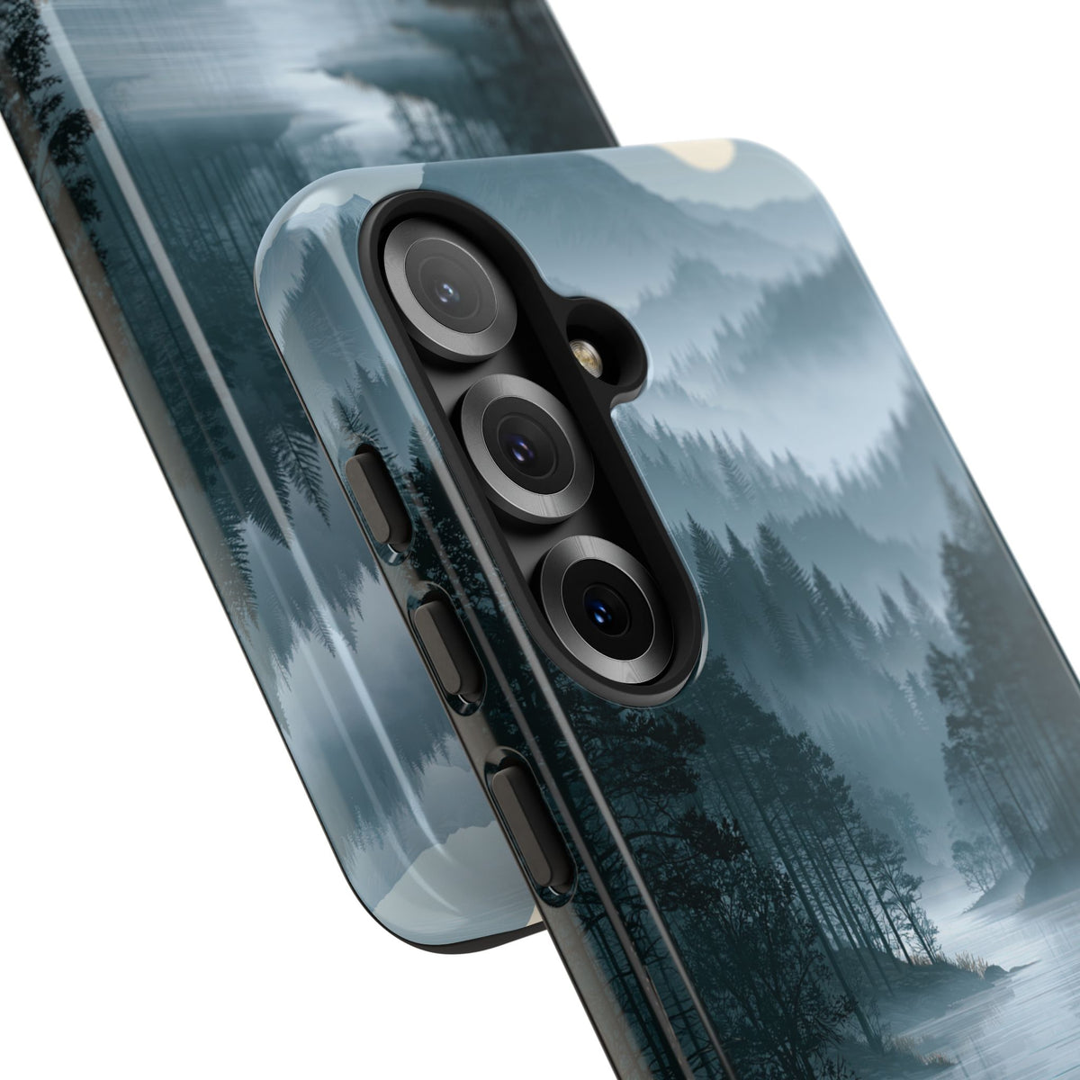 Silent Nordic Fjord · Tough Phone Case for Samsung · Blue