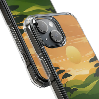 Verdant Horizon Sun · Impact Phone Case for iPhone · Magsafe