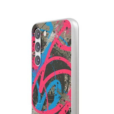 Cyber Splatter Flow · Lite Phone Case for Samsung · Pink