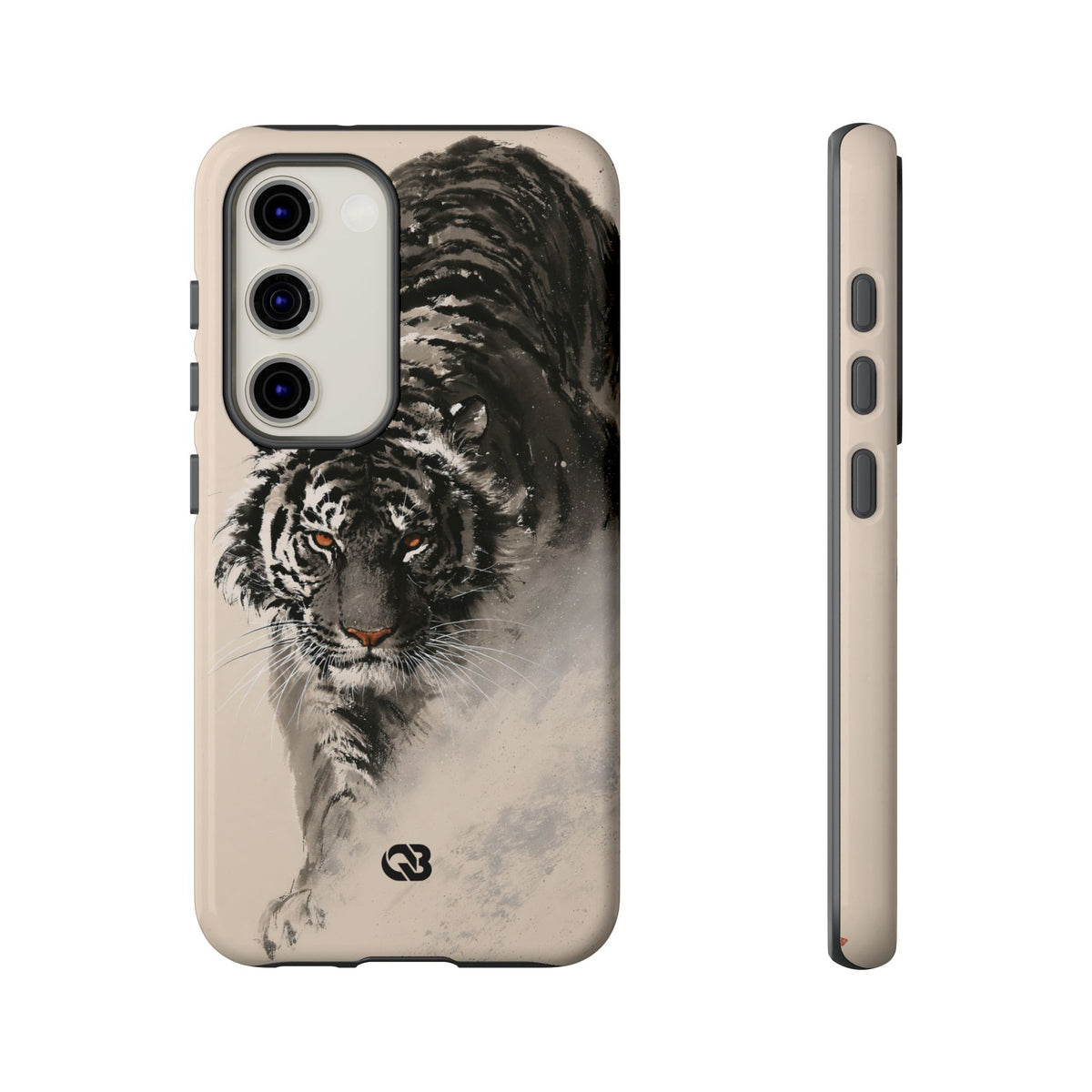 Ink Wash Tiger · Tough Phone Case for Samsung · Beige
