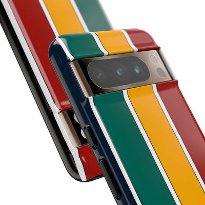 Retro Racing Bars · Tough Phone Case for Google Pixel