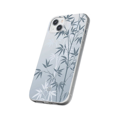 Blue Lite Phone Case for iPhone - Slate Bamboo Shadow
