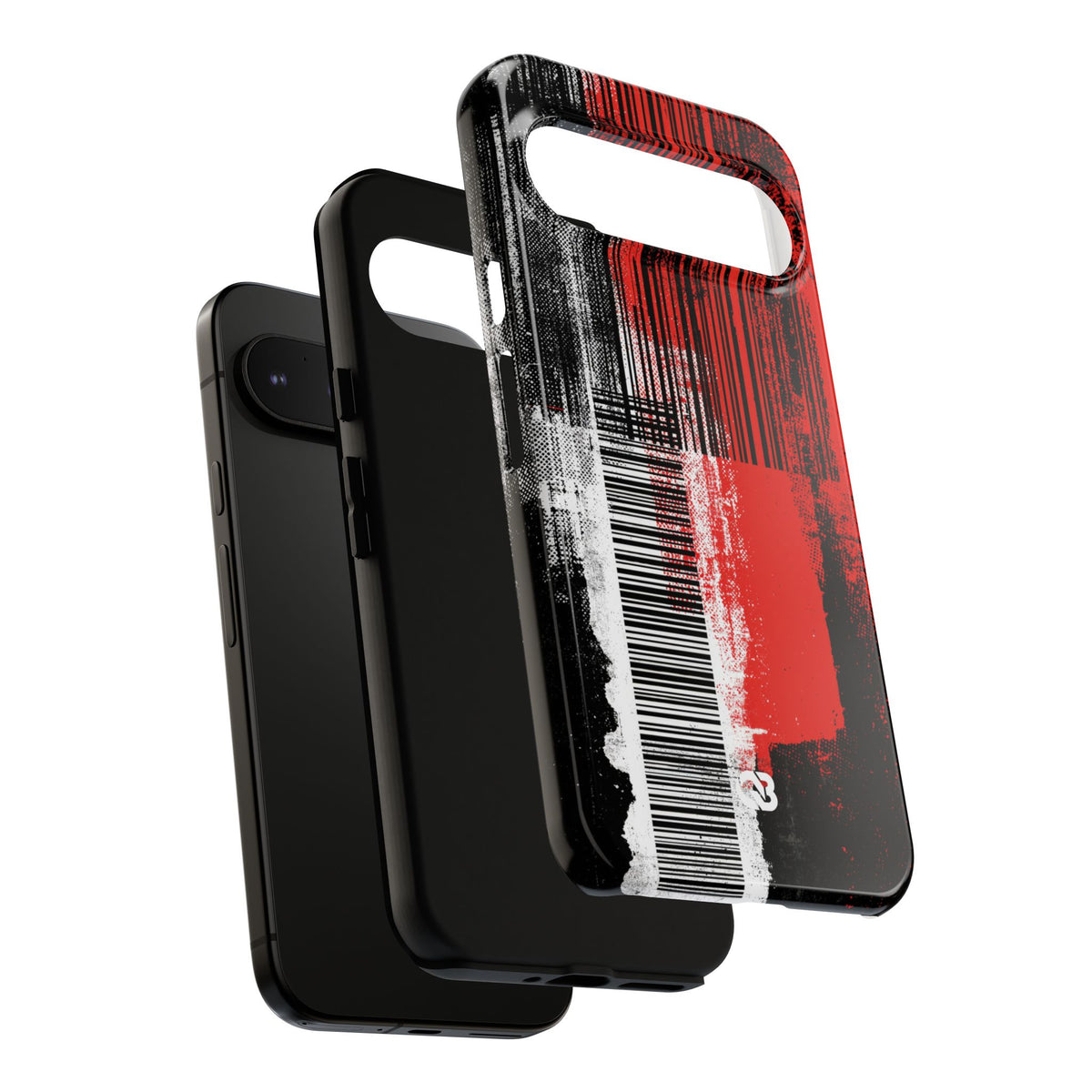 Distorted Barcode · Tough Phone Case for Pixel ·  Black