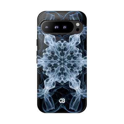 Blue Tough Phone Case for Google Pixel - Glacial Smoke Crown